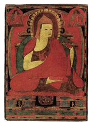 Portrait of the Indian Monk Atisha. Tibet